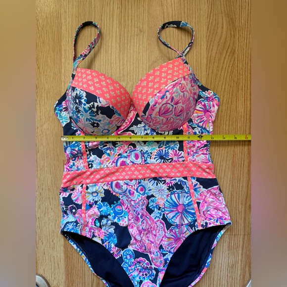 Lilly Pulitzer Women's Palma Underwire One-Piece Swimsuit Size 10 - Picture 5 of 6